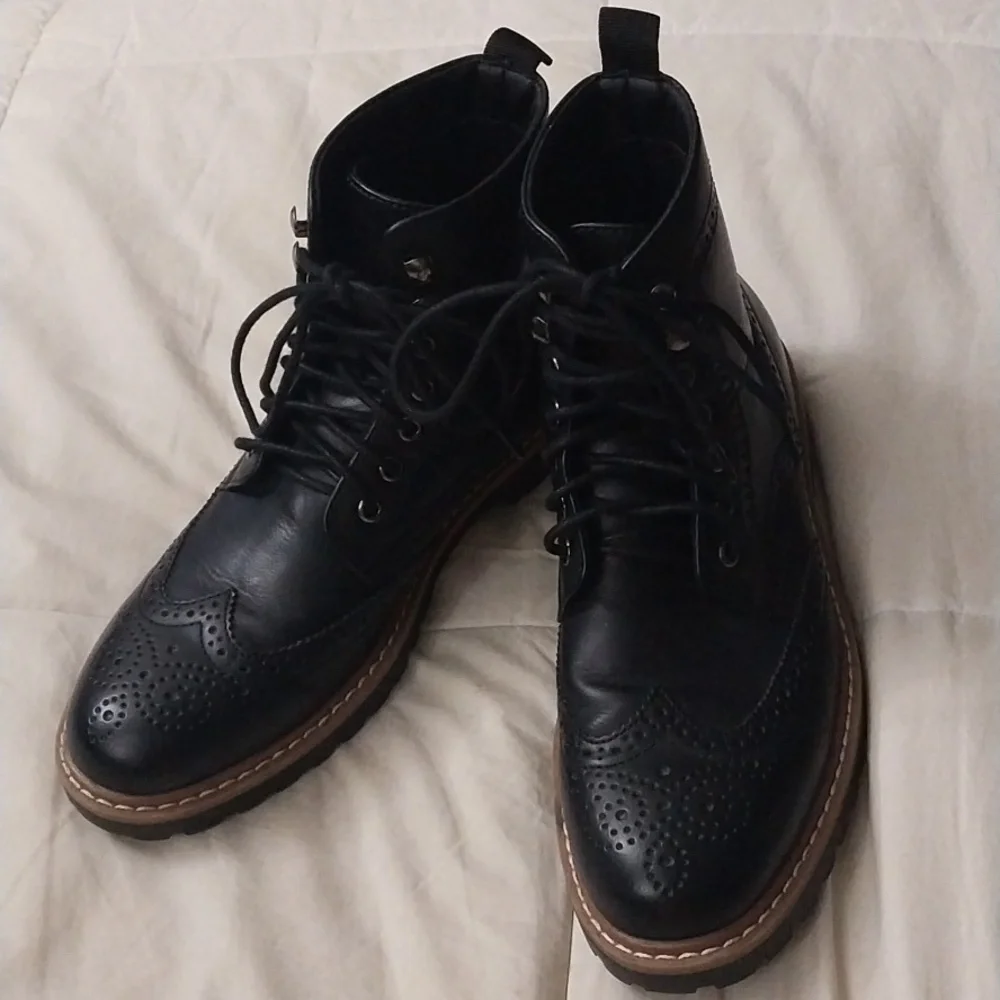 Club Room Sawyer Men's Black Boots 7
